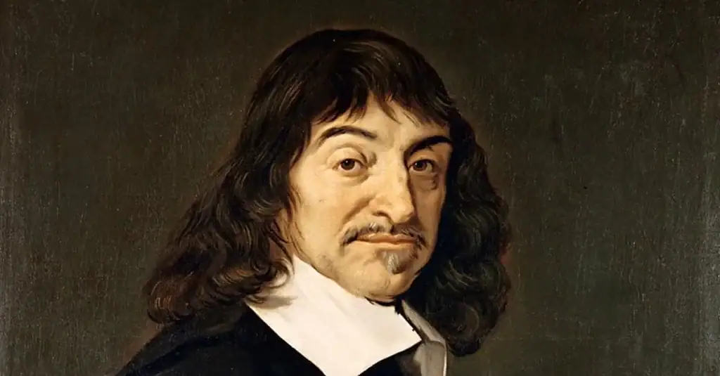 Retrato de um homem com cabelo escuro, barba e expressão séria, vestindo roupa de época, com fundo escuro.